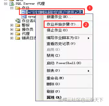 运用MS SQL作业自动定时清除金蝶K3非正常使用记录(图6)