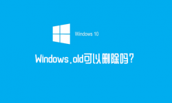 win10升级后windows.old可以删除吗